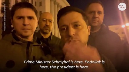 Ukrainian President Volodymyr Zelenskyy shares a message from Kyiv  USA TODAY