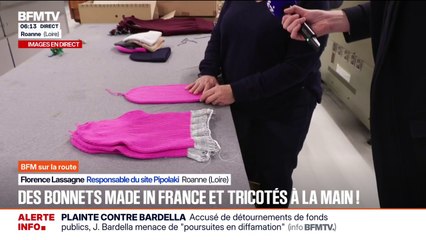 Des bonnets "Made in France" et tricotés à la main