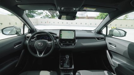 2025 Toyota Corolla Cross Interior Design in Grey