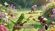 The Ant and The Grasshopper Story | Moral Story for Kids | English Animated Tale