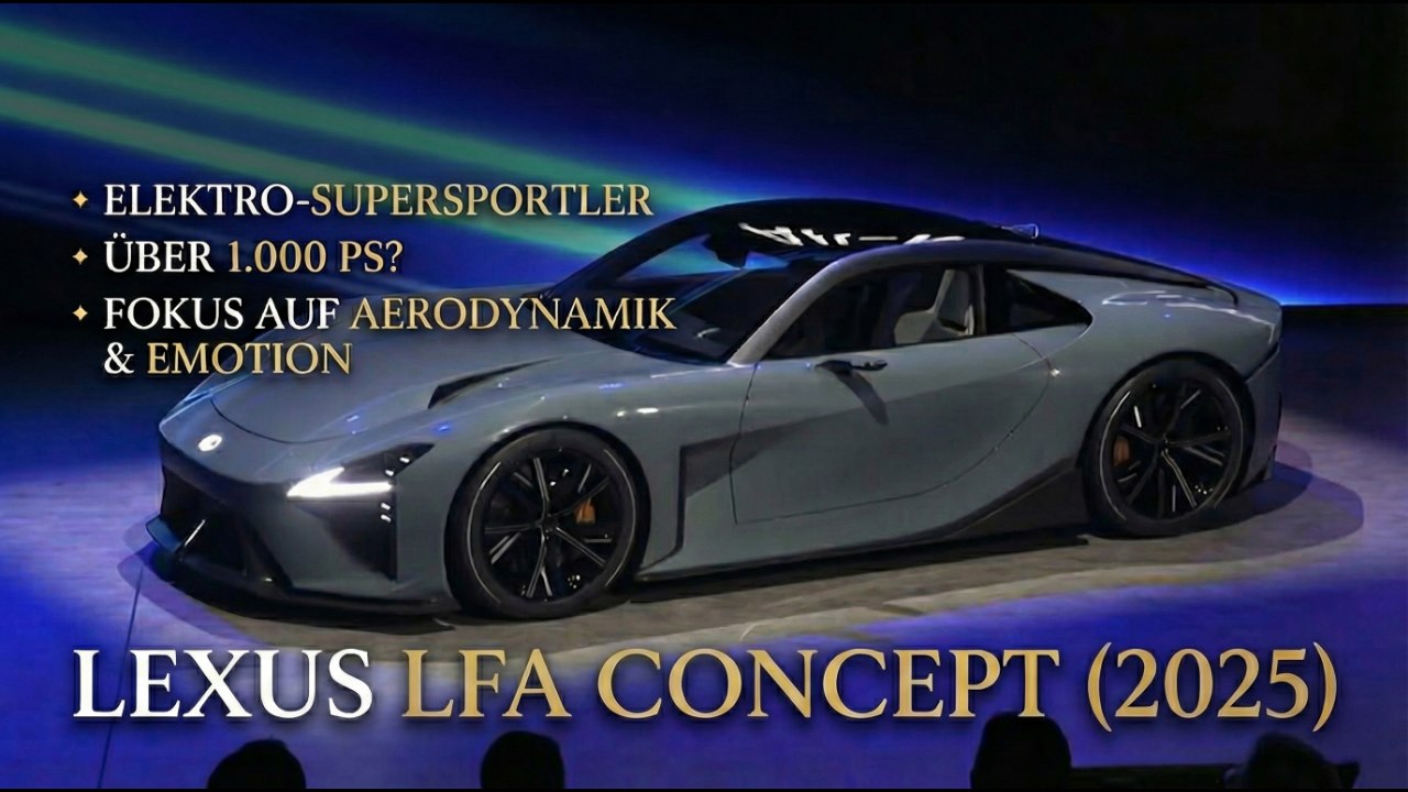 Lexus LFA Concept 2025 – Alle Details zum elektrischen Nachfolger