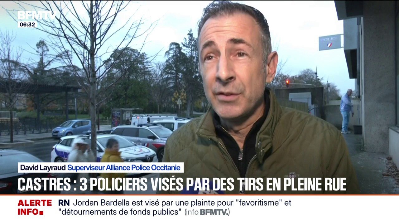 Castres: trois policiers visés par des tirs de carabine à plomb