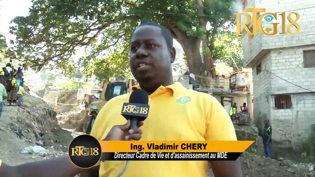 MDE reyalize yon vizit enspeksyon sou eta avansman yon seri travay kiraj ak leve fatra