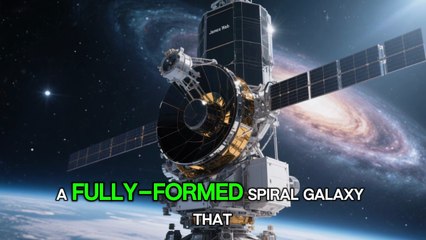 JWST Discovers Milky Way’s Ancient Twin | Spiral Galaxy Formed 1 Billion Years After Big Bang