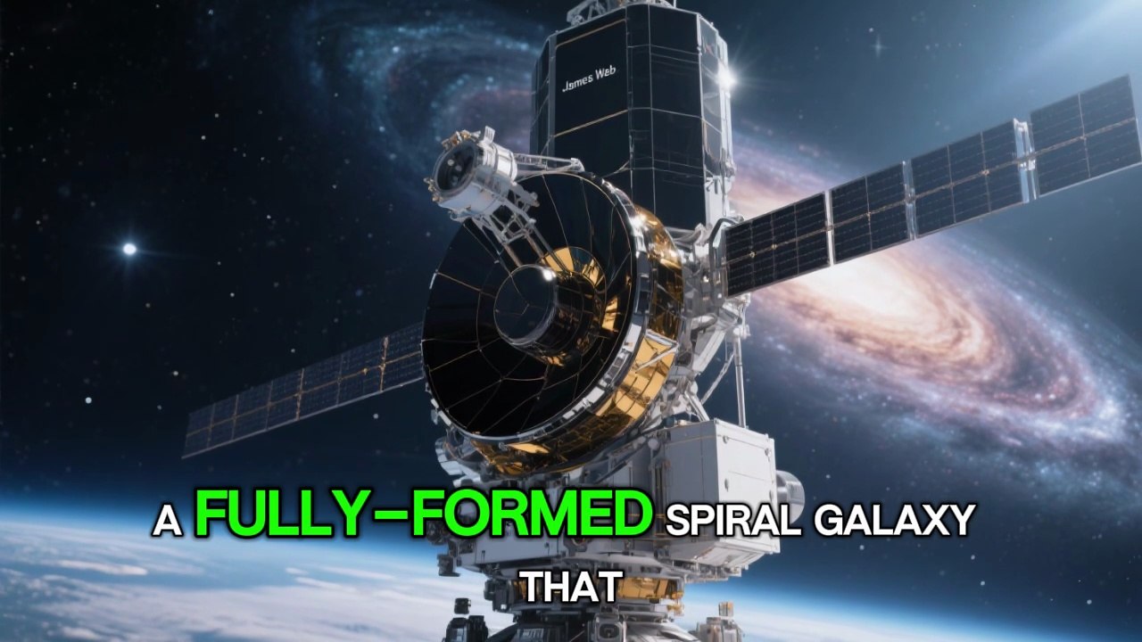 JWST Discovers Milky Way’s Ancient Twin | Spiral Galaxy Formed 1 Billion Years After Big Bang