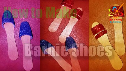 How to Make Barbie Shoes at Home | DIY Barbie Doll Shoes | Easy Craft Idea