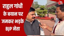 विदेशी डेलिगेशन से मुलाकात के मुद्दे को लेकर राहुल गांधी पर भड़के BJP नेता; देखें