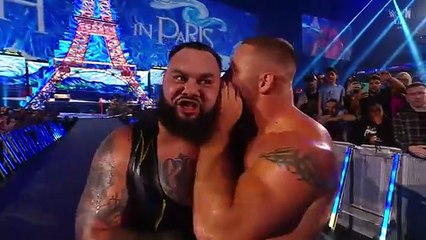 Roman Reigns gets carried away on a stretcher _ Clash in Paris _ 8_31_25(360P)