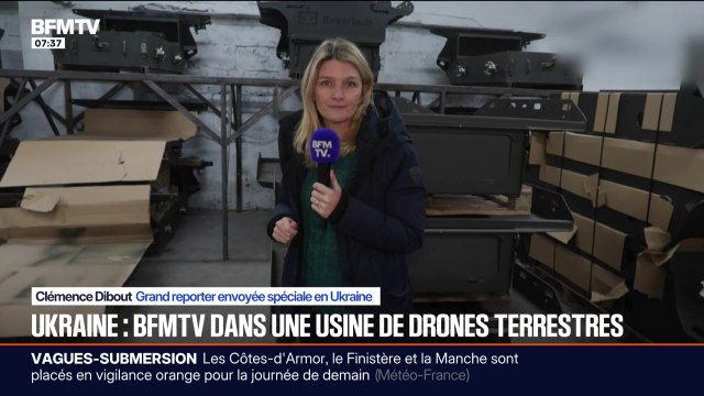 Guerre en Ukraine: dans les coulisses d'une usine de drones terrestres
