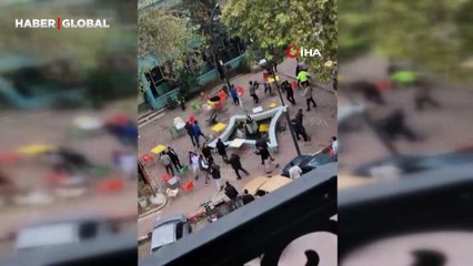 Manisa'da ortalığı savaş alanına çeviren kavga! 80 kişi birbirine girdi