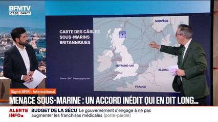 SIGNÉ BFM - Un accord historique signé entre les Premiers ministres britannique et norvégien pour se protéger contre la menace russe sous-marine
