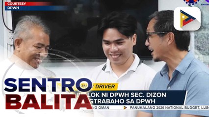 Anak ng viral na jeepney driver, inalok ng trabaho ng DPWH; LTFRB-11, binigyang pagkilala din si Tatay Edwin