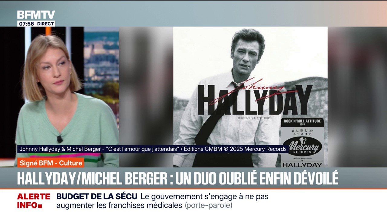SIGNÉ BFM - Un duo oublié entre Johnny Hallyday et Michel Berger, enregistré en 1985, a été dévoilé
