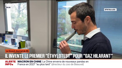 Ce détecteur, qui ressemble à un éthylotest, permet de déceler la présence de protoxyde d'azote dans l'organisme