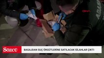 Bagajdan suç örgütlerine satılacak 53 ruhsatsız tabanca çıktı