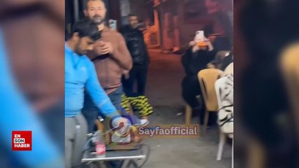 Tarık Mengüç rapçi oğlu Baran’ı asker eğlencesiyle uğurladı