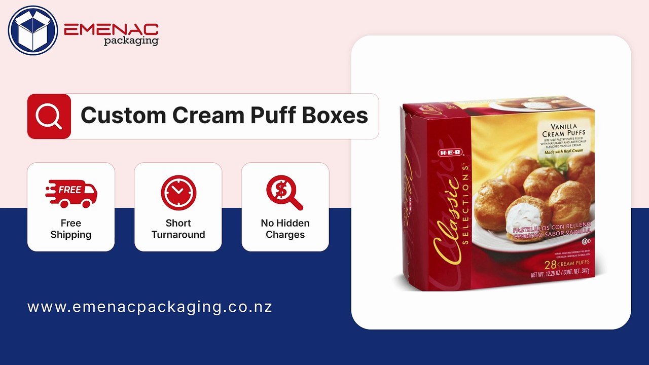 Custom Cream Puff Boxes