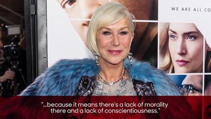 Helen Mirren on Ivanka Trump: 'Talks a Good Game, But There’s No Substance' | THR News