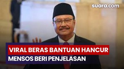 Viral Beras Bantuan Hancur Dilempar dari Udara, Mensos Beri Tanggapan