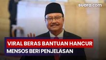 Viral Beras Bantuan Hancur Dilempar dari Udara, Mensos Beri Tanggapan