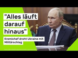 Wladimir Putin droht Ukraine mit Militärschlag