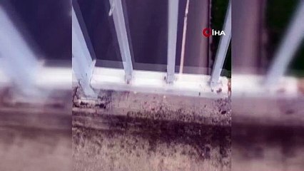 Çarptığı aracı 100 metre sürükledi!