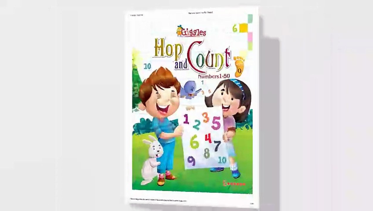 Hop and Count – Math Number Book for Play Group Kids | Early Counting, Number Recognition & Fun Activities | Colourful Learning by Elegant Publishers