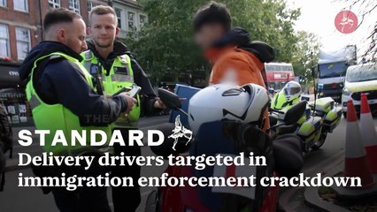 Delivery drivers targeted in immigration enforcement crackdown