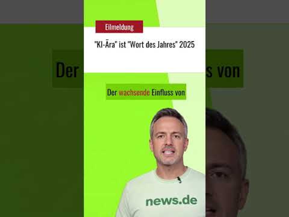 «KI-Ära» ist «Wort des Jahres» 2025