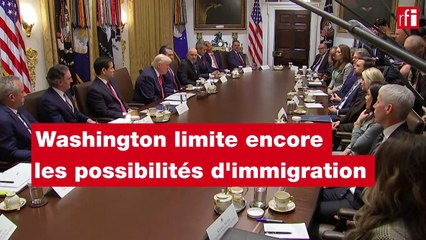 Donald Trump cible les immigrants de 19 payséta