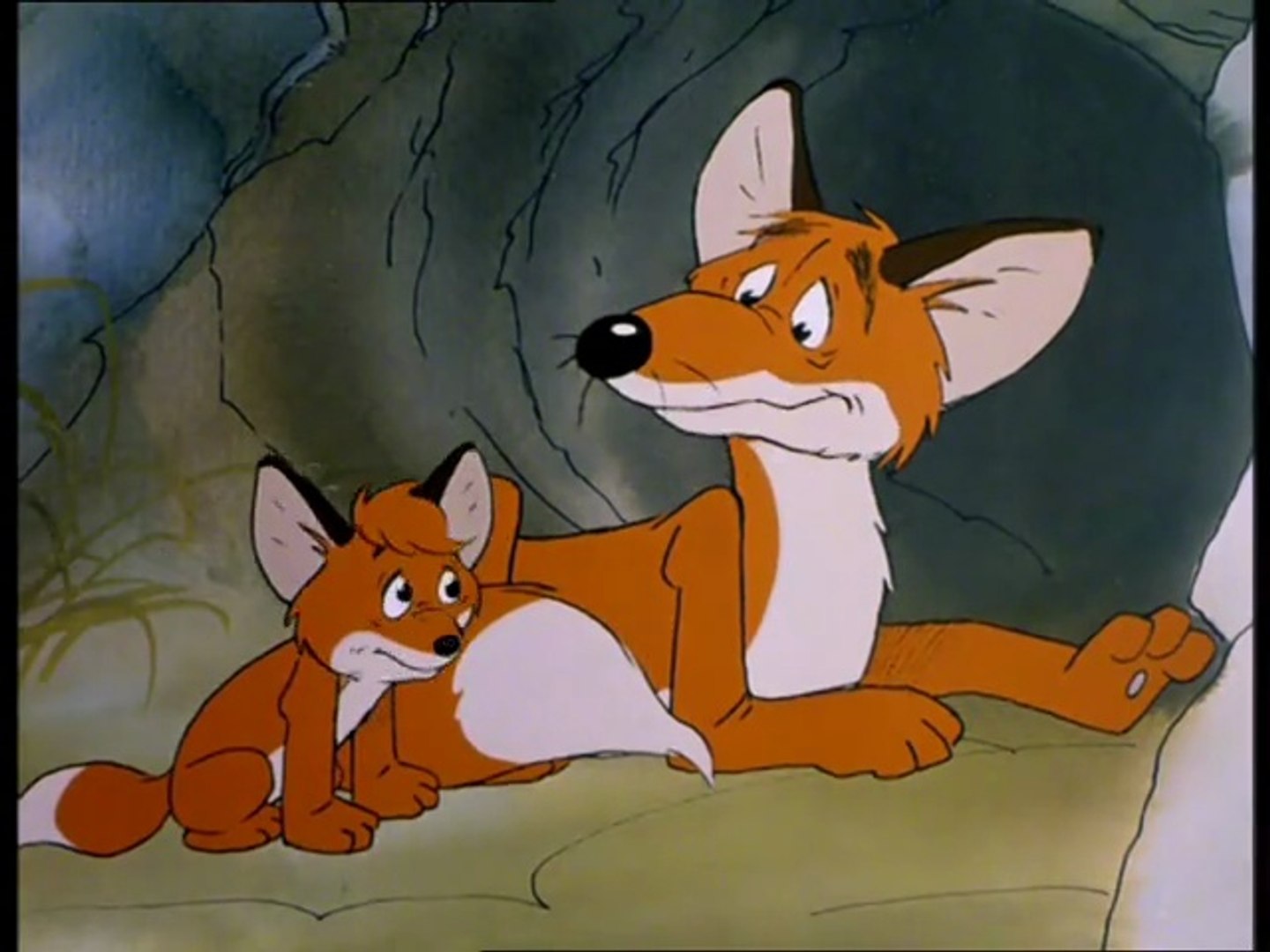 Dessin Anime Renard Roux