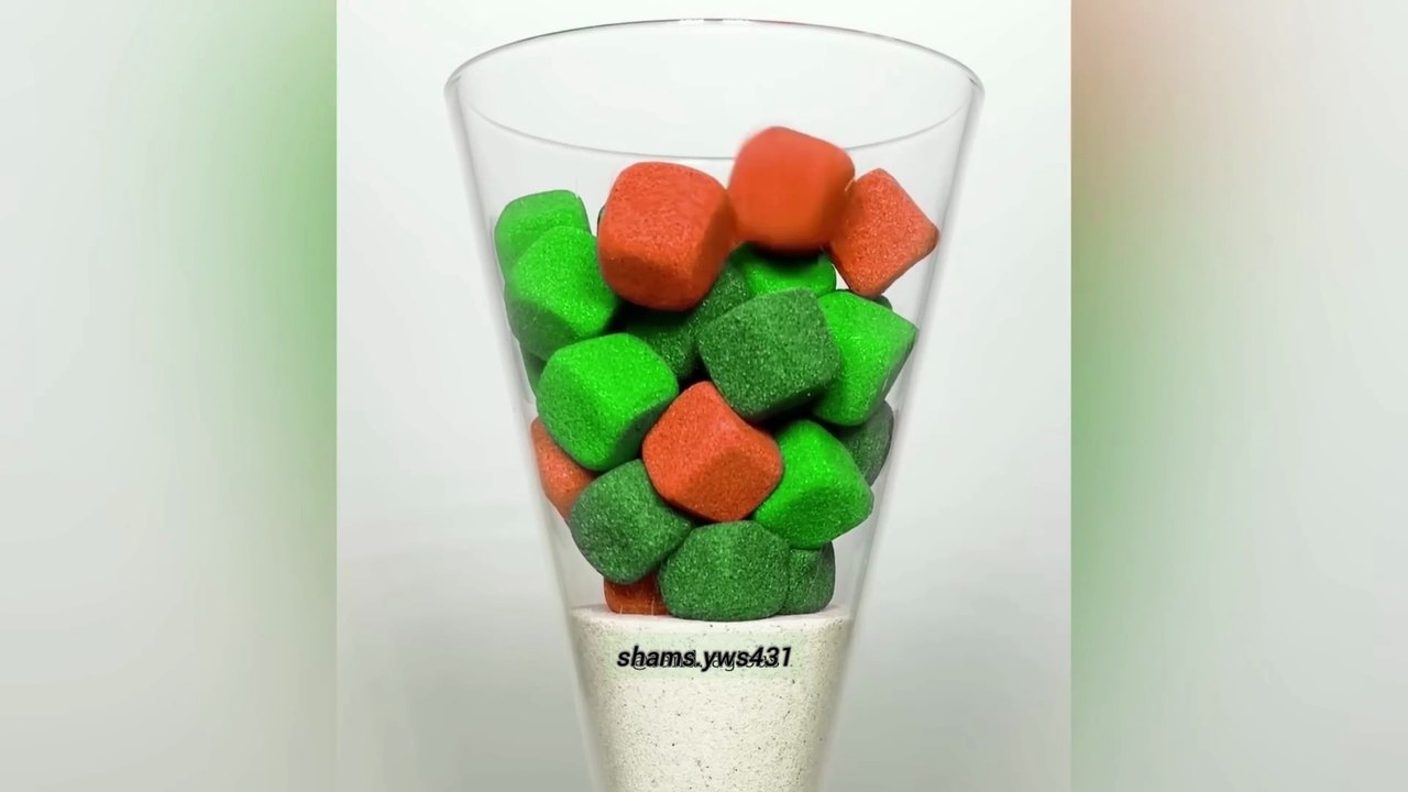Calming Kinetic Sand Cutting – Super Relaxing ASMR Compilation #045