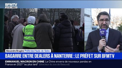 Bagarre entre dealers à Nanterre: "L'État est totalement mobilisé pour lutter contre ces faits inacceptables", assure Alexandre Brugère, préfet des Hauts-de-Seine