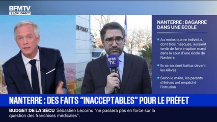 Bagarre entre dealers à Nanterre: "Nous allons demander l'installation de vidéoprotection aux abords de l'école", annonce le préfet des Hauts-de-Seine