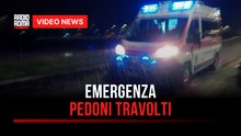 Emergenza pedoni travolti