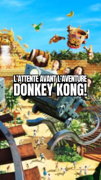 L’attente avant l’aventure Donkey Kong à Universal Studios d’Osaka! 🇯🇵