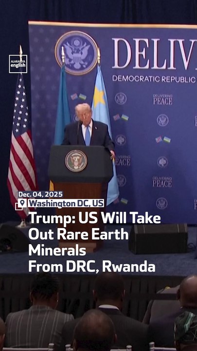 Trump: US Will Take-Out Rare-Earth Minerals From DRC, Rwanda