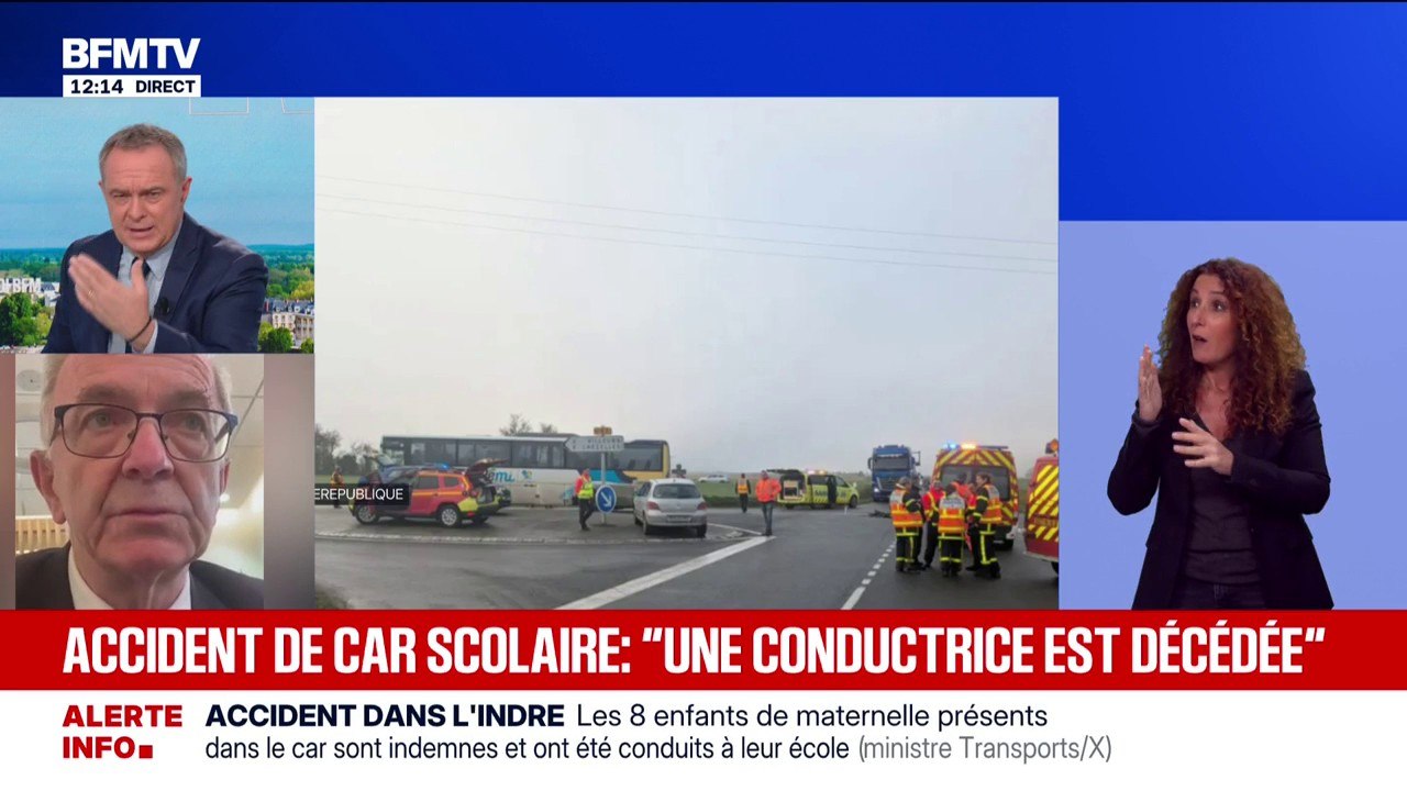 Indre: un grave accident impliquant un car scolaire, la conductrice d'un autre véhicule tuée