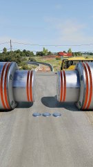 Realistic BeamNG Drive car crash physics. Watch in