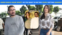Aamir Khan Snapped With Girlfriend Gauri Spratt! Love-Birds Get Clicked At The Mumbai Airport!