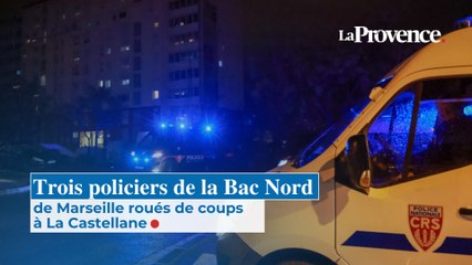 Trois policiers de la Bac Nord de Marseille roués de coups  à La Castellane