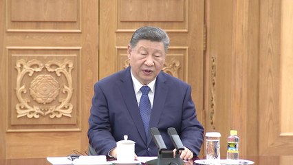 Chinese President Xi holds talks with French President Macron