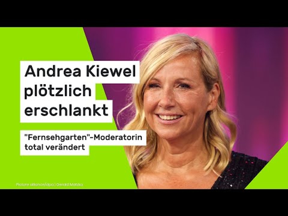 Andrea Kiewel plötzlich erschlankt: 'Fernsehgarten'-Moderatorin total verändert