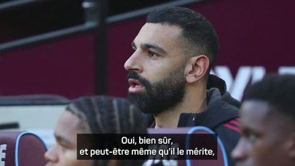 Liverpool - Slot : "C'est normal que les gens commencent à parler quand Salah ne joue pas !"
