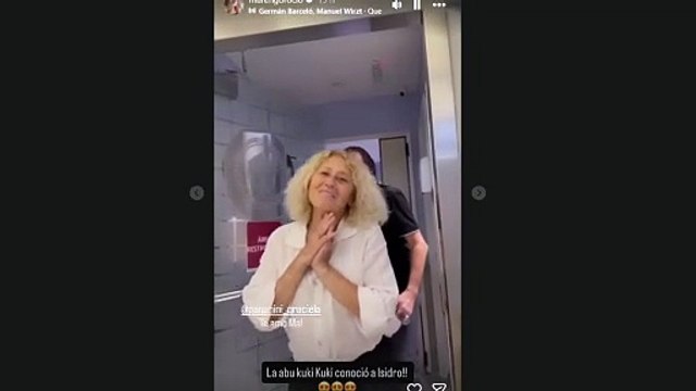 La mamá de Rocío Marengo conoció a Isidro: el video con su conmovedora reacción