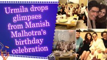 Urmila Matondkar gives fans a sneak peek into Manish Malhotra’s birthday party