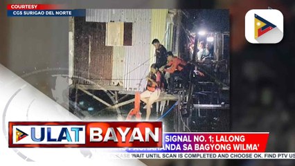 Caraga Region, nasa ilalim ng TWCS No. 1 dahil sa Bagyong #WilmaPH