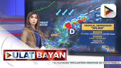 Bagyong #WilmaPH, inaasahang tatama sa Silangang Visayas ngayong gabi o mamayang madaling araw