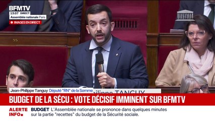 Jean-Philippe Tanguy (RN): "Il faut voter contre la partie recettes" du budget de la Sécurité sociale