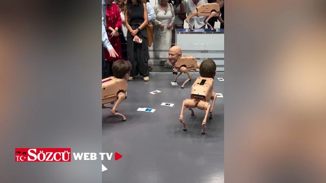 Art Basel’de Musk, Bezos ve Zuckerberg Robotları